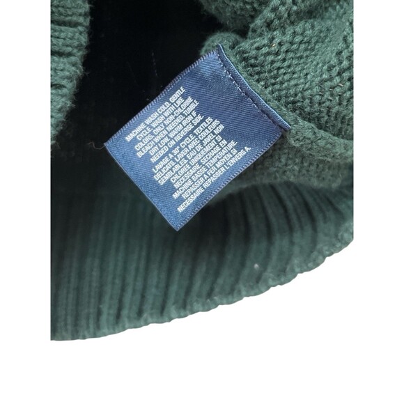 Polo Ralph Lauren Boy’s Green 1/4 Zip Pullover 100% Cotton Sweater Sz 2T Green - Picture 3 of 4